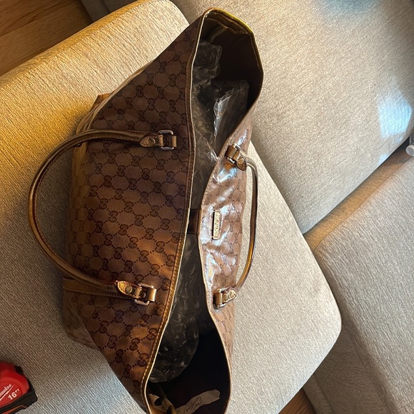 Authentic Gucci Large Tote Coated Canvas - Picture 3 of 14